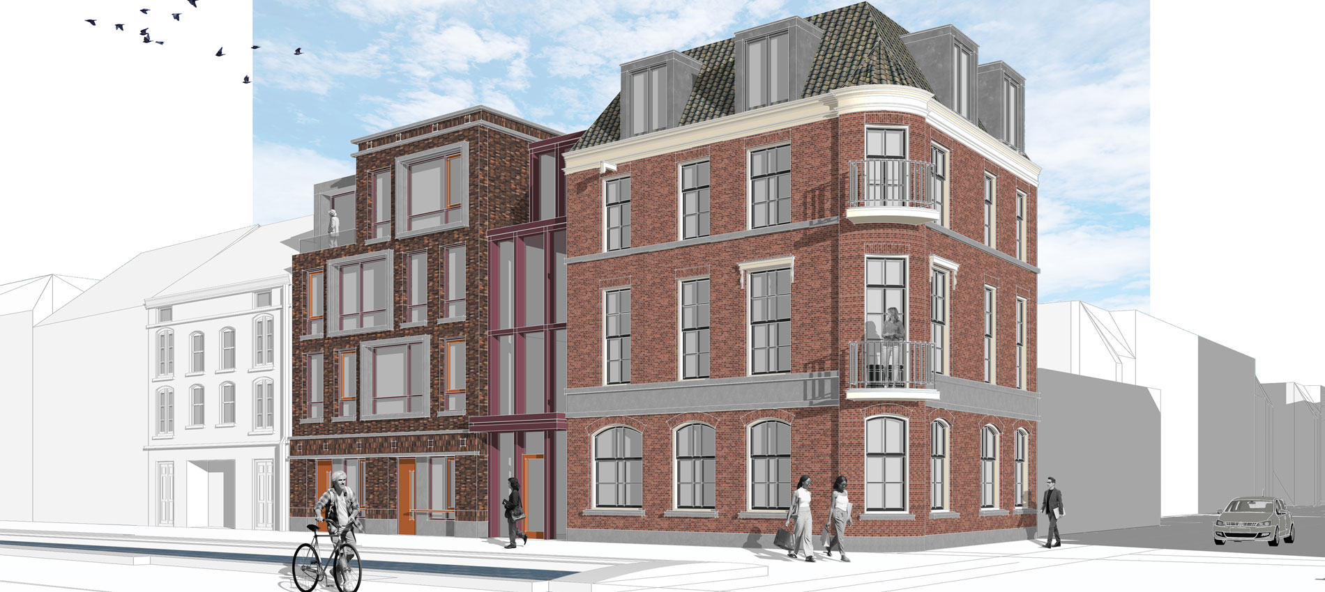 Transformatie Nieuwstraat weerdjesweg, Arnhem - 9 Appartementen