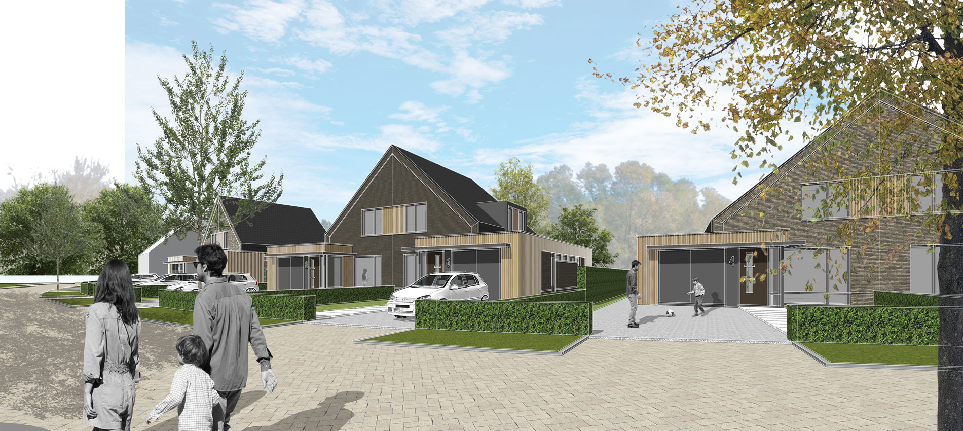2 onder 1 Kap Woningen, Exloo