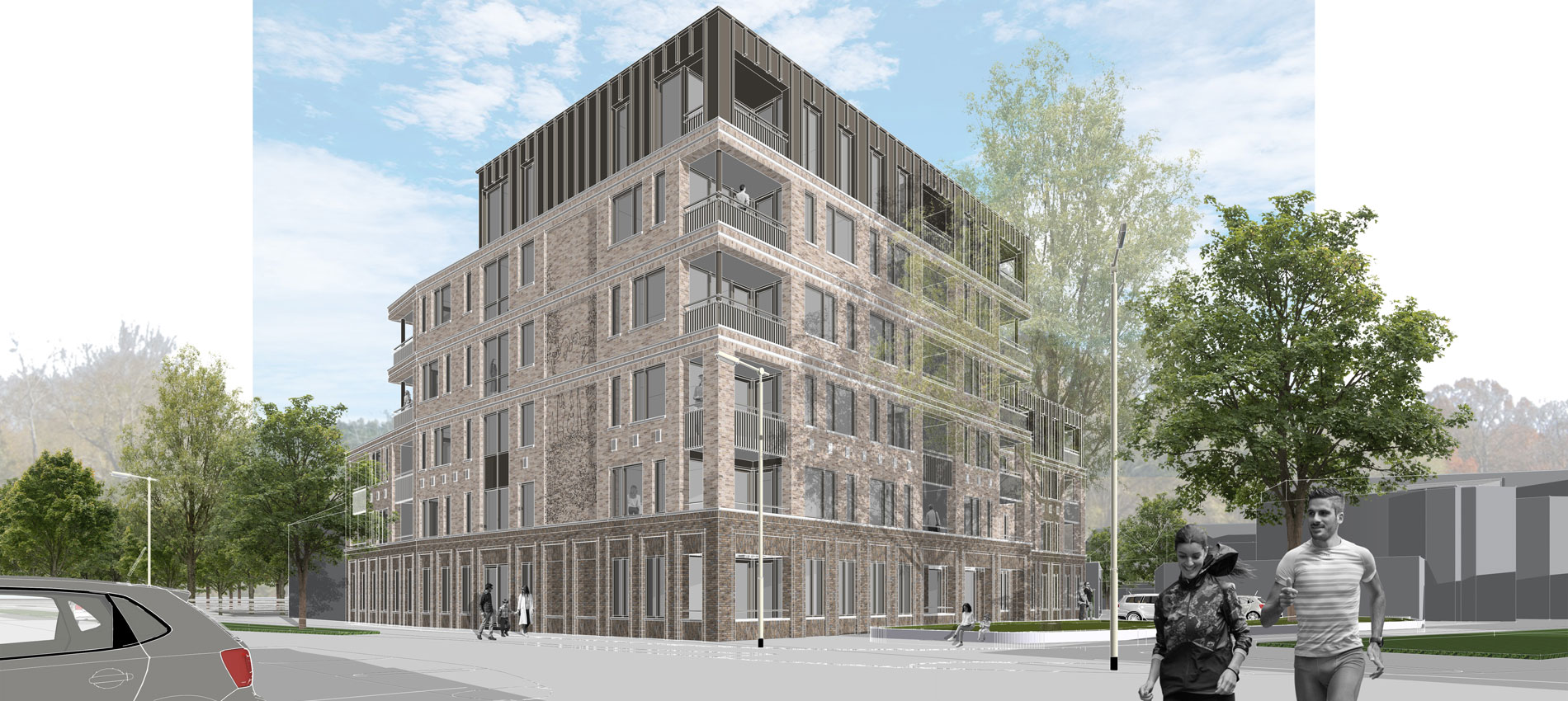 37 Appartementen Raadhuisstraat_Dr. Huber Noodtstraat, Doetinchem